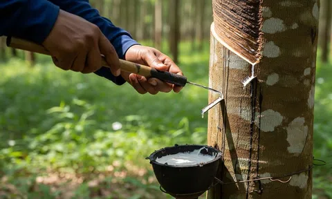 Giá cao su hôm nay 9/10/2025: Doanh nghiệp trong nước tăng giá thu mua