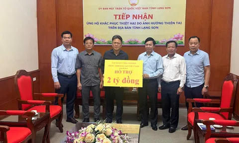 TKV ủng hộ 10 tỷ đồng hỗ trợ các tỉnh miền núi phía bắc khắc phục hậu quả thiên tai