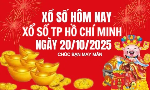 Kết quả xổ số Hồ Chí Minh hôm nay ngày 20/10/2025 - XSHCM 20/10
