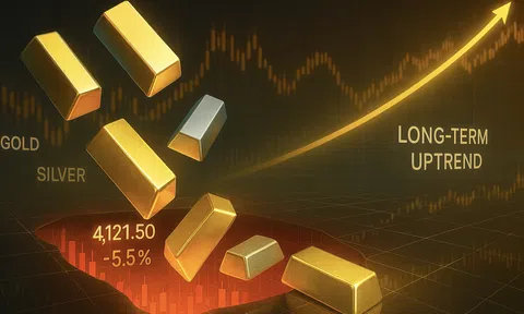 Giá vàng, bạc chứng kiến đợt sụt giảm tồi tệ nhất trong nhiều năm, xu hướng tăng dài hạn có vững chắc?