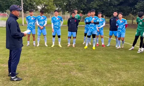 Đội tuyển U22 Việt Nam tích cực luyện tập, chuẩn bị cho trận ra quân gặp đội chủ nhà U22 Trung Quốc