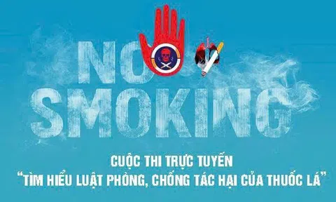 Thi trực tuyến “Tìm hiểu Luật Phòng, chống tác hại của thuốc lá”