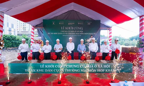 Khởi công xây dựng hơn 300 căn nhà ở xã hội tại phường Phú Thuận, TP.HCM