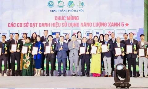 Gần 90 cơ sở, công trình sử dụng năng lượng xanh ở Hà Nội được vinh danh