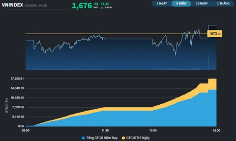 Chỉ số VN-Index tăng điểm trở lại, DGC vẫn có phiên giảm sàn thứ 3 