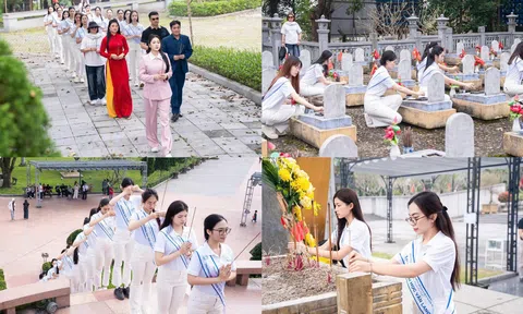 Hoa hậu Sinh viên Hòa bình Việt Nam gây quỹ hơn 386 triệu đồng và hành trình về nguồn xúc động