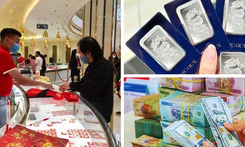 Giá bạc vượt mốc 83 triệu đồng/kg, vàng giảm sâu