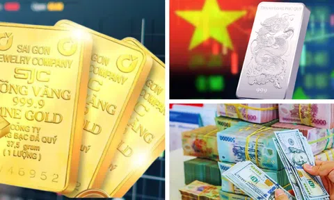 Giá vàng và bạc đều giảm sâu