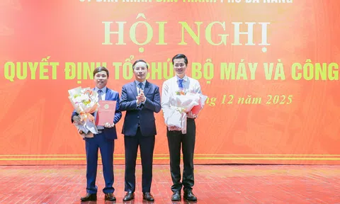Đà Nẵng công bố các quyết định bổ nhiệm nhiều nhân sự quan trọng