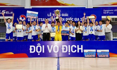 CLB Thái Sơn Nam TP. Hồ Chí Minh giành ngôi vô địch giải Futsal nữ Vô địch Quốc gia 2026