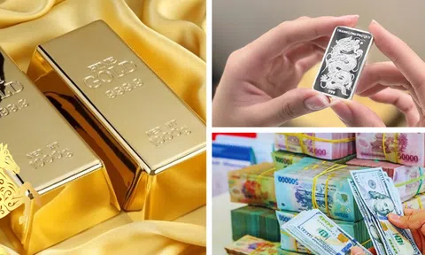 Giá vàng giảm, bạc "lao dốc"