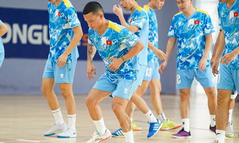 Đội tuyển futsal Việt Nam có hai trận đấu tập chất lượng với đội tuyển futsal Afghanistan