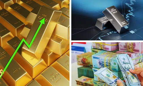 Giá vàng tăng sốc 4,6 triệu đồng, bạc vượt 102 triệu/kg