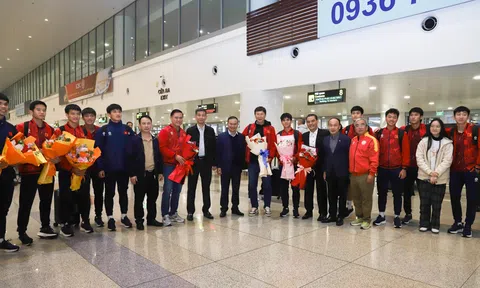 Đội tuyển U23 Việt Nam về tới Hà Nội, kết thúc tốt đẹp hành trình tại giải châu Á