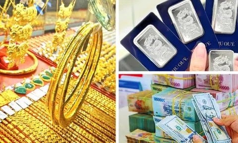 Giá vàng neo cao, bạc vượt mốc 114 triệu/kg