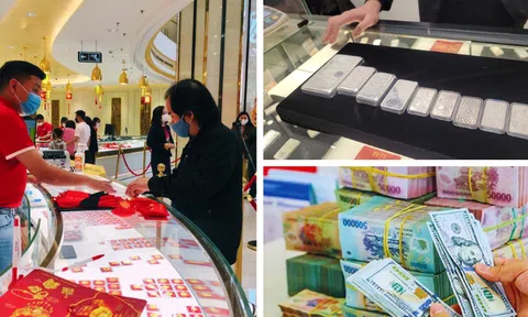 Giá vàng “rớt” hơn 10 triệu đồng/lượng, bạc hạ nhiệt