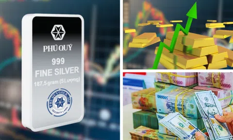 Giá vàng bứt tốc vượt mốc 180 triệu đồng, bạc tăng nhẹ