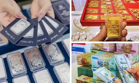 Giá vàng giảm nhẹ, bạc tiếp đà đi lên