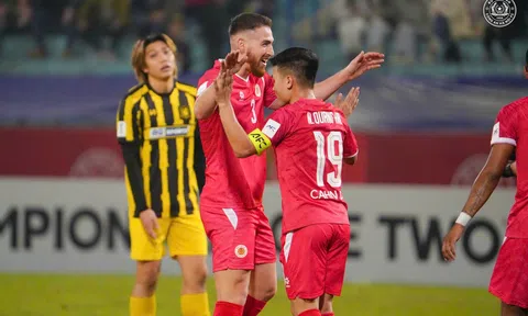 Công an Hà Nội FC thắng đậm trận lượt đi vòng 1/8 cúp C2 châu Á