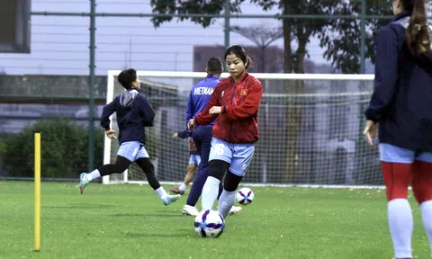Đội tuyển nữ Việt Nam tích cực chuẩn bị cho trận giao hữu lượt về với Trung Quốc