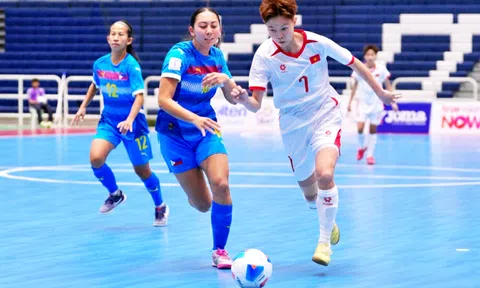 Đội tuyển futsal nữ Việt Nam có chiến thắng quan trọng trước Philippines tại Bảng B