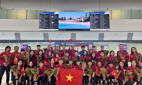 Đội tuyển nữ Việt Nam đến Australia, bắt đầu hành trình tại giải vô địch châu Á