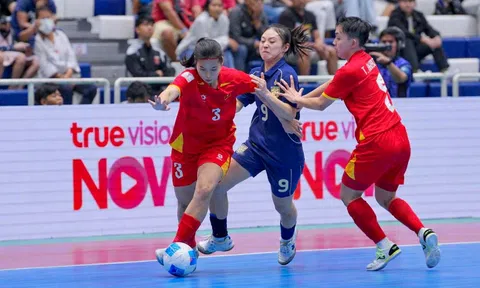Thất bại trước đội chủ nhà Thái Lan, đội tuyển futsal nữ Việt Nam sẽ đá trận tranh Hạng Ba