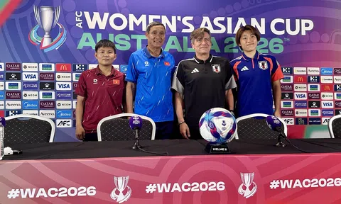 Họp báo trước trận quyết đấu của đội tuyển nữ Việt Nam với đội tuyển nữ Nhật Bản
