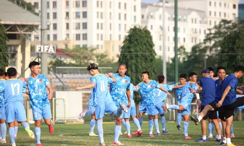 Đội tuyển U19 Việt Nam tích cực luyện tập trong đợt hội quân đầu tiên năm 2026