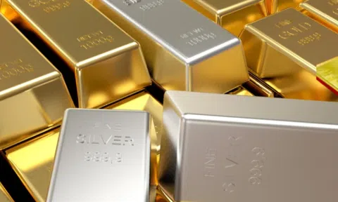 Giá vàng bật tăng 2,4 triệu đồng/lượng trong buổi chiều, bạc hồi phục