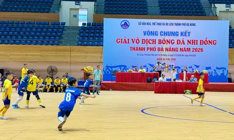 Tìm kiếm tài năng bóng đá trẻ qua Giải Vô địch Nhi đồng Đà Nẵng