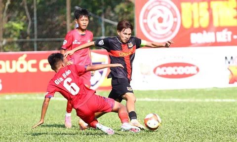 Xác định đủ 8 đội bóng lọt vào Tứ kết giải Vô địch U15 Quốc gia 2026