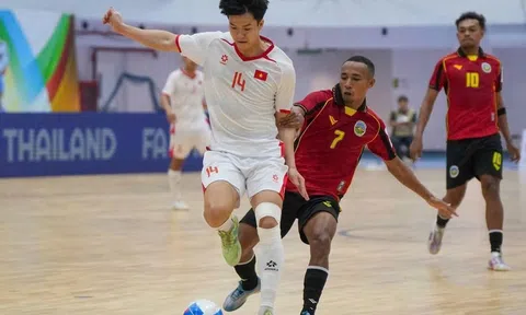 Thắng đậm Timor Leste, đội tuyển futsal Việt Nam đoạt vé đầu tiên vào Bán kết