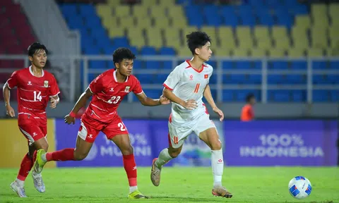 Hòa đội chủ nhà U17 Indonesia, U17 Việt Nam xếp nhất Bảng A, gặp Australia ở bán kết