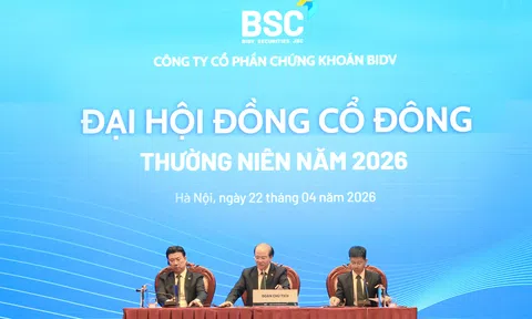 ĐHĐCĐ Chứng khoán BIDV (BSC): Mục tiêu lợi nhuận 700 tỷ đồng năm 2026, sớm nâng quy mô vốn lên 11.000 tỷ đồng