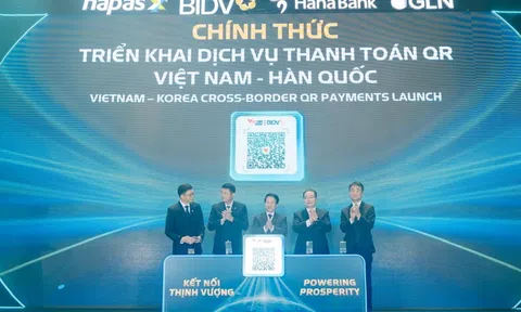 BIDV, Hana Bank và các đối tác triển khai dịch vụ thanh toán QR Việt - Hàn