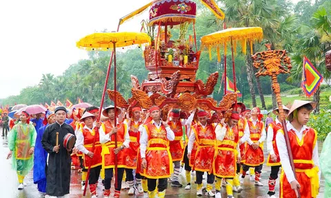 Rộn ràng nghi lễ rước kiệu về Đền Hùng: Kết nối di sản, lan tỏa giá trị cộng đồng