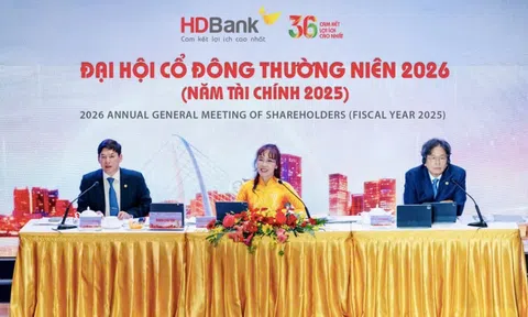 ĐHĐCĐ HDBank 2026: Mục tiêu lợi nhuận tăng 41%, chưa chia cổ tức bằng tiền mặt