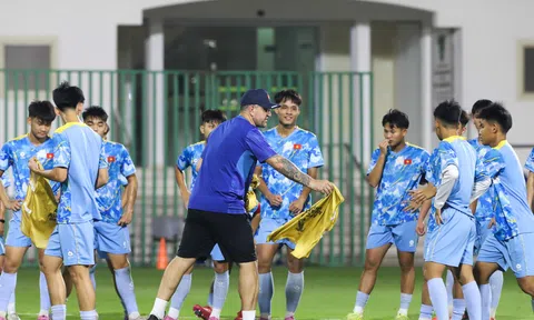 U17 Việt Nam tích cực tập luyện cho trận ra quân tại Vòng chung kết châu Á