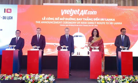 Chào mừng chuyến thăm của Tổng Bí thư, Chủ tịch nước Tô Lâm, Vietjet mở đường bay đầu tiên đến Sri Lanka