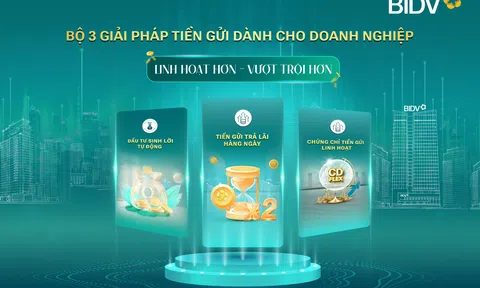 BIDV cung cấp giải pháp tiền gửi vượt trội cho doanh nghiệp