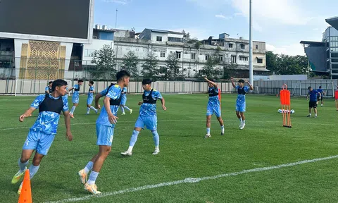 U19 Việt Nam tích cực chuẩn bị cho trận đấu gặp U19 Myanmar
