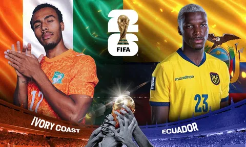 VTV3, VTV6 Trực tiếp bóng đá Bờ Biển Ngà vs Ecuador, World Cup 2026 06h00 ngày 15/06
