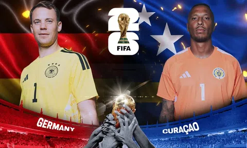 VTV3, VTV6 Trực tiếp bóng đá Đức vs Curacao, World Cup 2026 00h00 ngày 15/06
