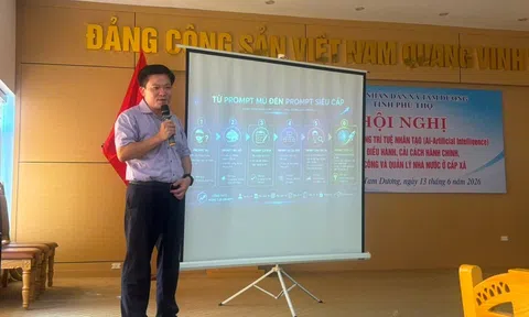 Hội nghị tập huấn ứng dụng Trí tuệ nhân tạo trong điều hành, cải cách hành chính, dịch vụ công và quản lý nhà nước cấp xã