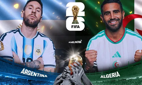 VTV3, VTV6 Trực tiếp bóng đá Argentina vs Algeria, World Cup 2026 08h00 ngày 17/6