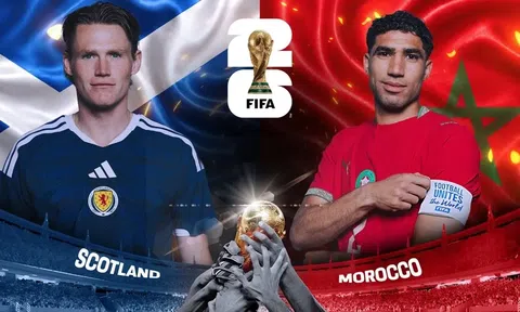 VTV3, VTV6 Trực tiếp bóng đá Scotland vs Morocco, World Cup 2026 05h00 ngày 20/6