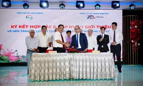 Hiệp hội Du lịch ĐBSCL và VNeTrip ký ghi nhớ hợp tác thúc đẩy chuyển đổi số ngành du lịch vùng