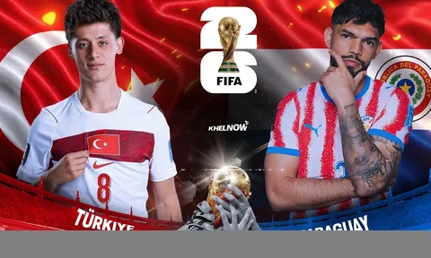 VTV3, VTV6 Trực tiếp bóng đá Thổ Nhĩ Kỳ vs Paraguay, World Cup 2026 10h00 ngày 20/6