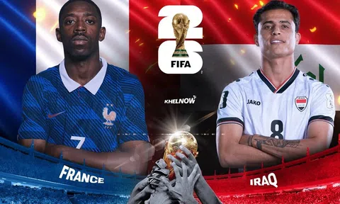 VTV3, VTV6 Trực tiếp bóng đá Pháp vs Iraq, World Cup 2026 04h00 ngày 23/6